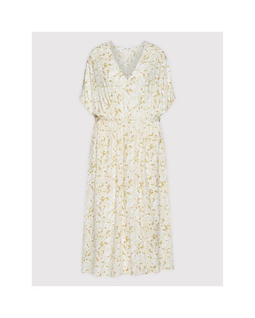Samsøe & Samsøe White Sommerkleid Andina F20300220 Regular Fit