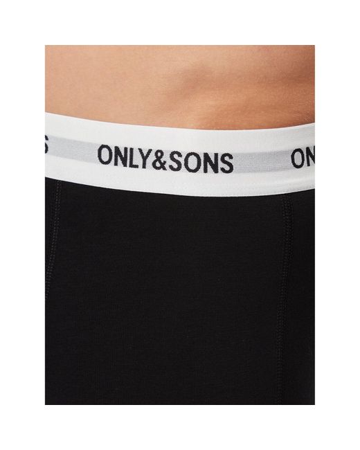 Only & Sons 3Er-Set Boxershorts Fitz 22028589 in Black für Herren