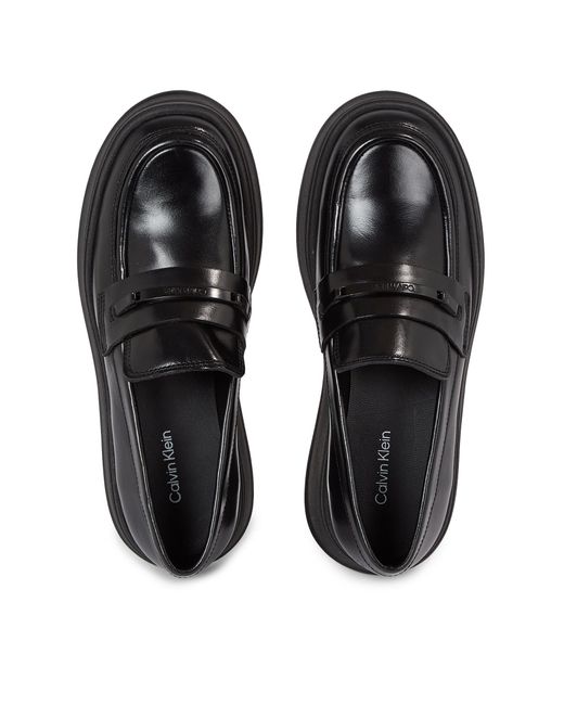 Calvin Klein Slipper pitched loafer w/hw hw0hw01817 ck black beh