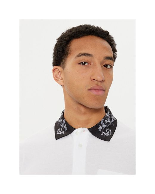 Versace Jeans Couture Poloshirt 78Gagt04 Regular Fit in White für Herren
