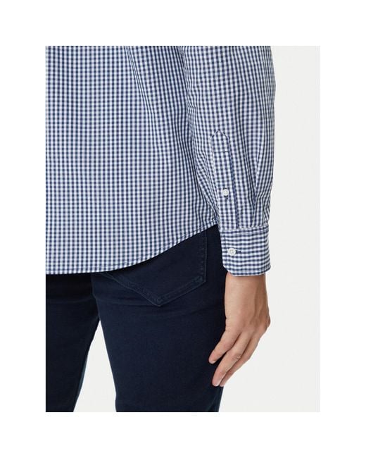 Mustang Hemd Chester 1016947 Regular Fit in Blue für Herren