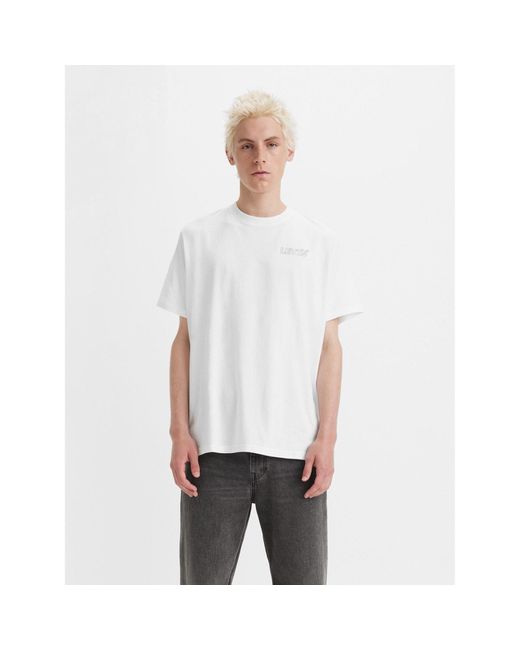 Levi's T-Shirt 16143-1230 Weiß Relaxed Fit in White für Herren