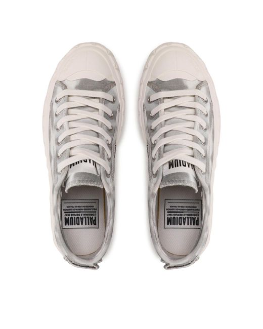 Palladium Gray Sneakers Aus Stoff Palla Ace Lo Tie Dye