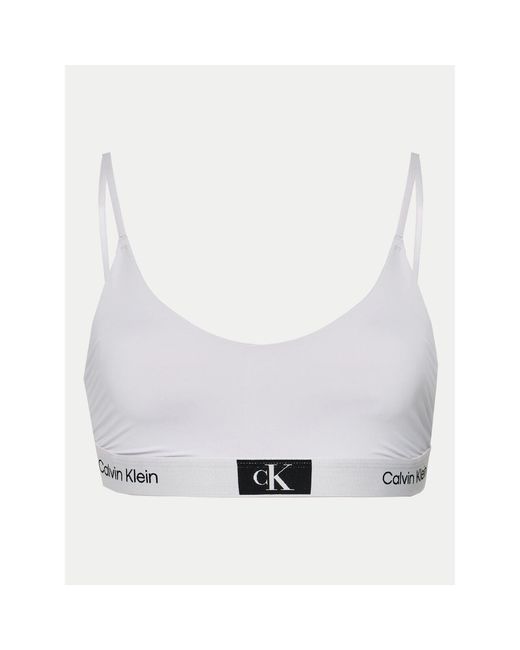 Calvin Klein White Top-Bh 000Qf7245E