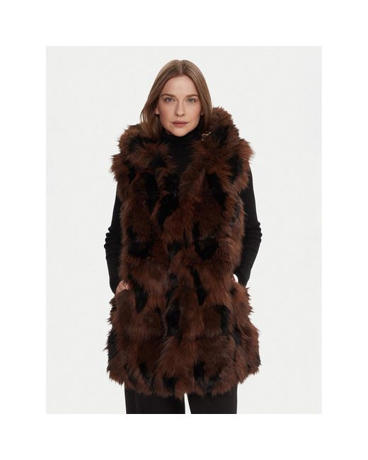 Lola Casademunt Brown Weste Lf2501008 Regular Fit