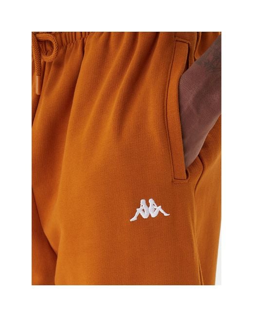 Kappa Jogginghose 351Y41W Xqf Regular Fit in Orange für Herren