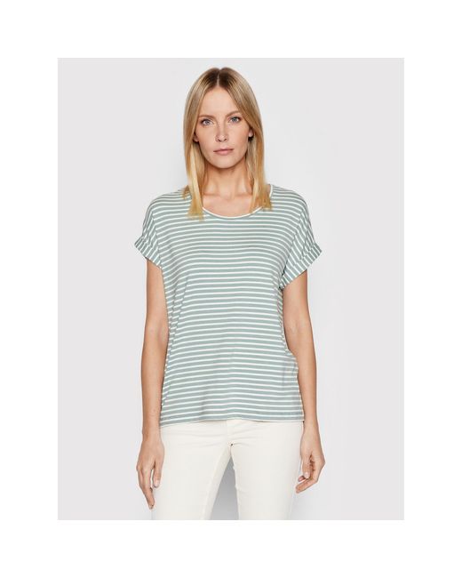 ONLY Blue T-Shirt Moster 15206243 Grün Relaxed Fit
