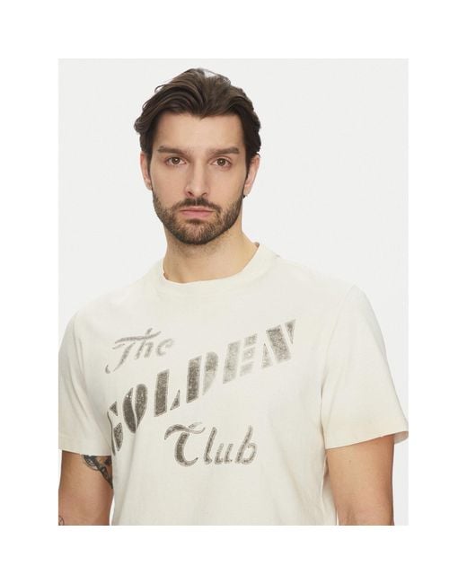 Golden Goose Deluxe Brand T-Shirt Gmp01220.P001642 Regular Fit in Natural für Herren
