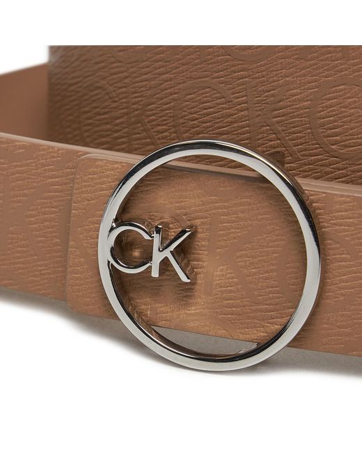 Calvin Klein Brown Damengürtel Ck Buckle Reversible Belt 3Cm K60K612359