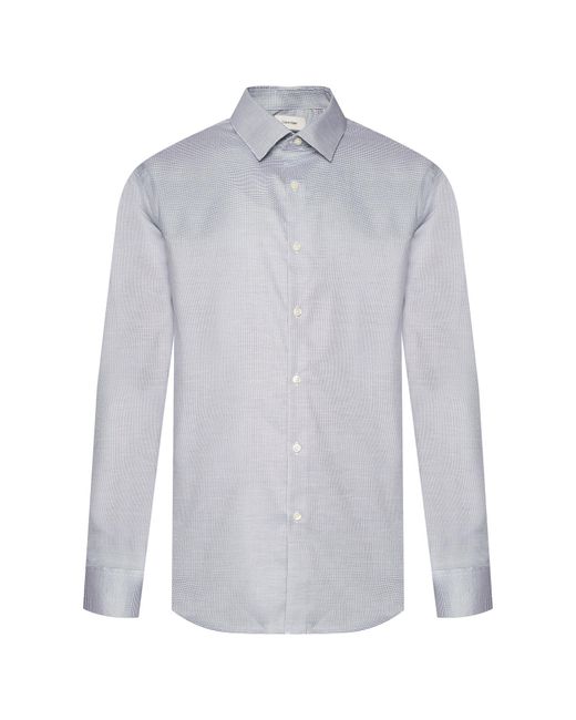 Calvin Klein Hemd Lv019Eu057 Slim Fit in Blue für Herren