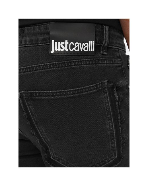 Just Cavalli Jeans 76Oab5J0 Super Slim Fit in Black für Herren