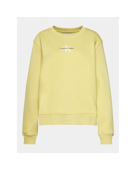 Calvin Klein Yellow Sweatshirt J20J221339 Regular Fit