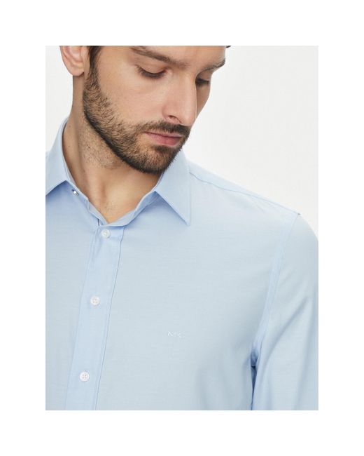 Michael Kors Hemd Mk0Ds01501 Slim Fit in Blue für Herren
