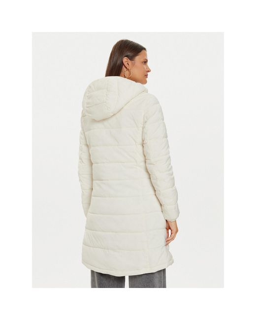 Guess White Winterjacke New Aleta V4Yl05 Wf3X0 Regular Fit