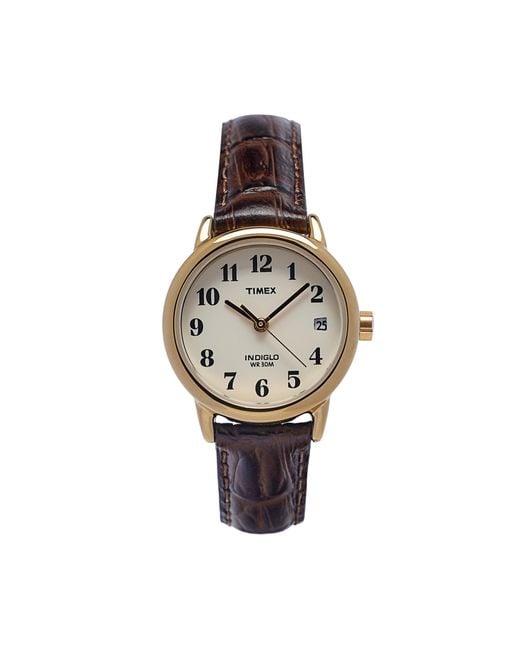 Timex Metallic Uhr Easy Reader T20071