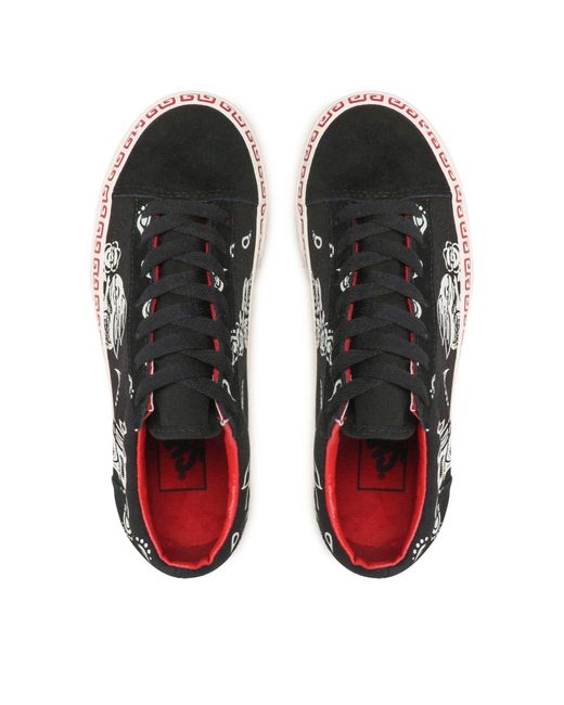 Vans Black Sneakers Aus Stoff Style 36 Vn0A54F6Bm81