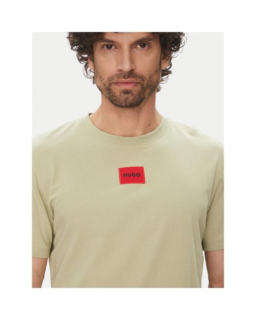 HUGO T-Shirt Diragolino212 50447978 Regular Fit in Green für Herren