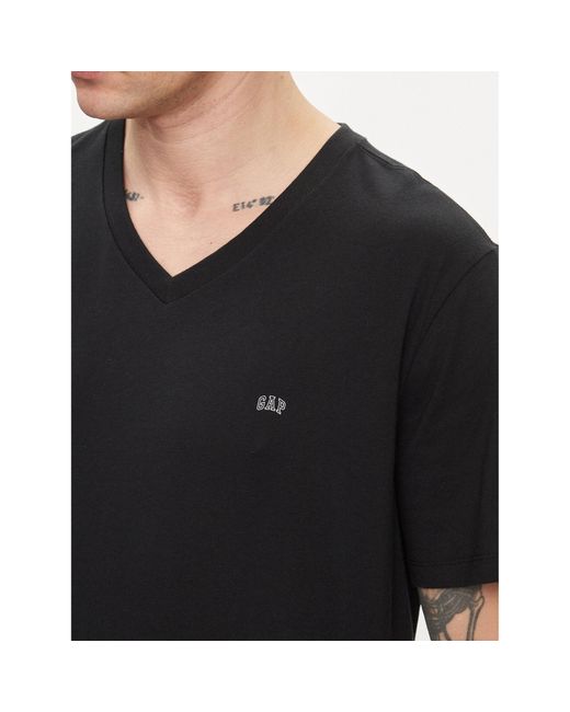 Gap T-Shirt 753771-02 Regular Fit in Black für Herren