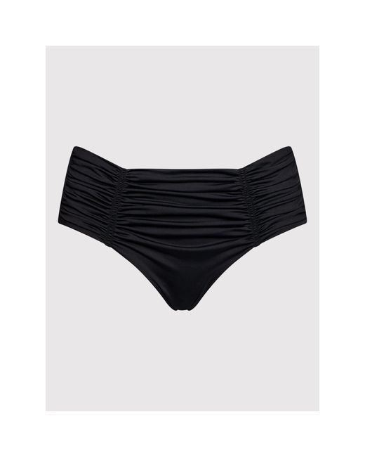 Seafolly Black Bikini-Unterteil Gathered Front 40343-942