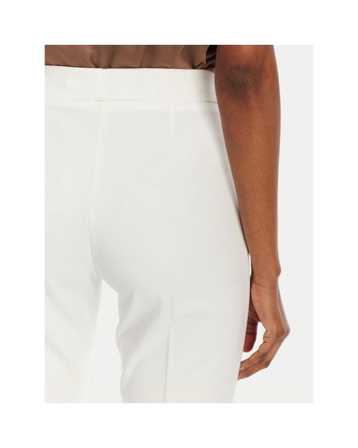Rinascimento White Stoffhose Cfc0122733003 Regular Fit