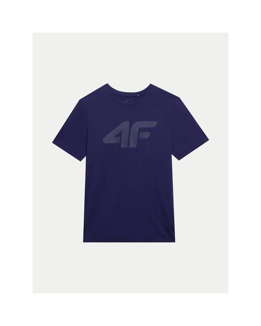 4F T-Shirt Wss24Ttshm1155 Regular Fit in Blue für Herren