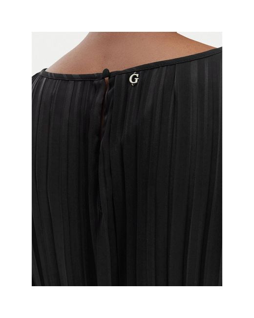 Guess Black Kleid Für Den Alltag W6Rk37 Wj712 Regular Fit