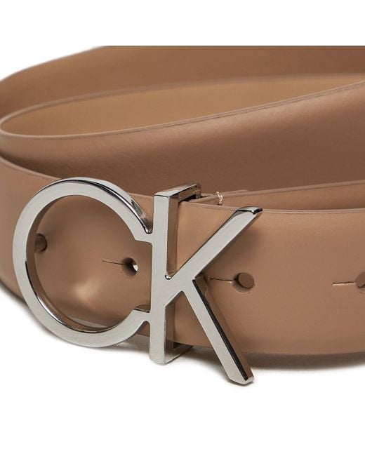 Calvin Klein Brown Damengürtel Re-Lock Ck Logo Belt 30Mm K60K610157