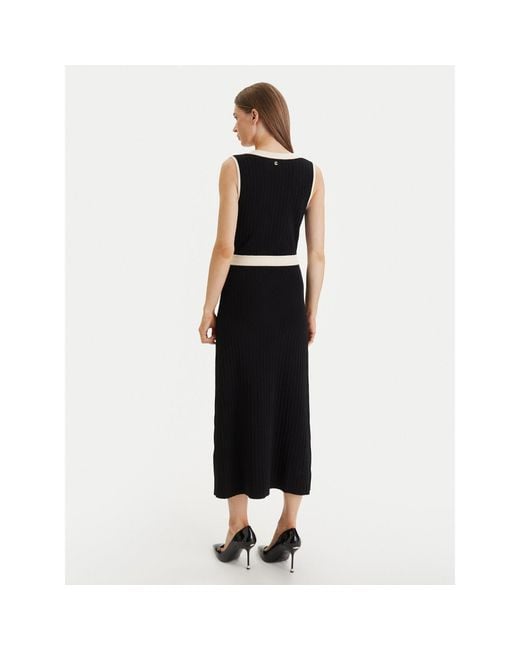 Lola Casademunt Black Strickkleid Ls2616160 Regular Fit