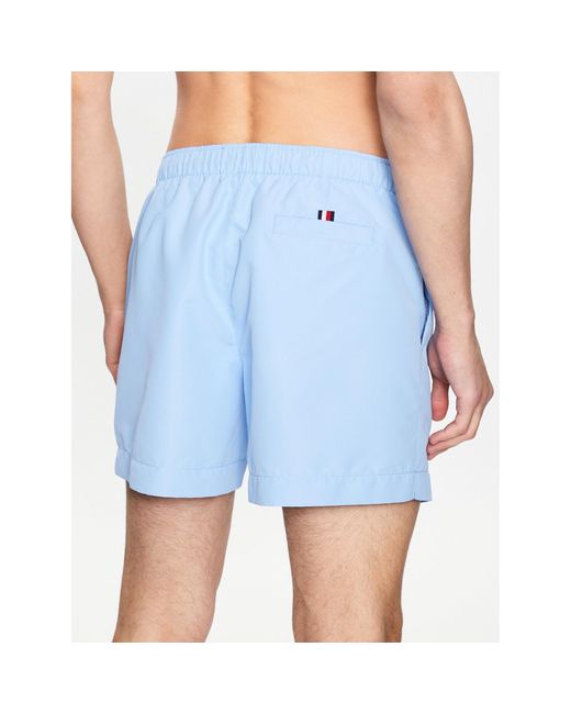 Tommy Hilfiger Strandshorts Medium Drawstring Um0Um02857 Regular Fit in Blue für Herren