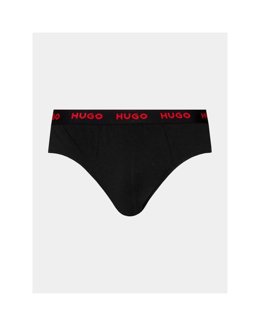 HUGO 3Er-Set Slips 50469783 in Black für Herren