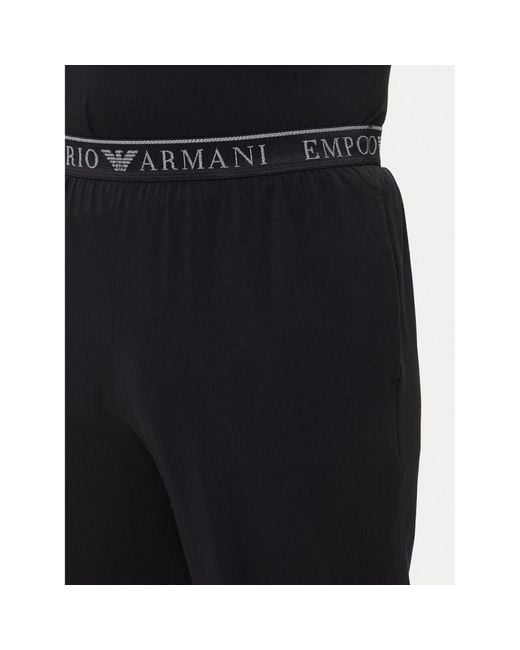 Emporio Armani Pyjama Em000610 Af10776 Mc108 Regular Fit in Black für Herren