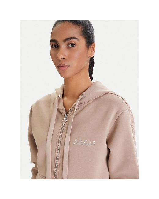 Guess Brown Sweatshirt W6Rq12 Kbye2 Regular Fit
