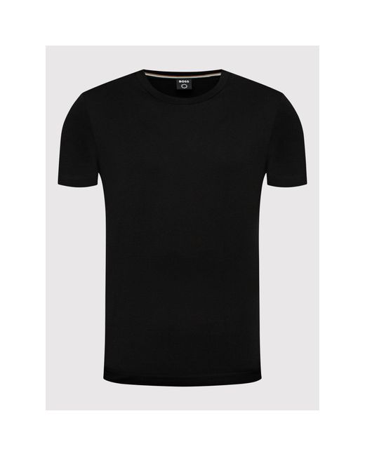 Boss T-Shirt Thompson 02 50468972 Regular Fit in Black für Herren