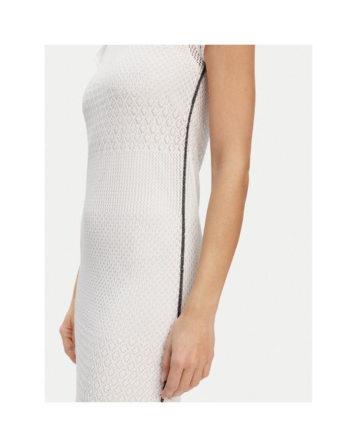 Pinko White Sommerkleid 104643 A2Eb Z04 Regular Fit
