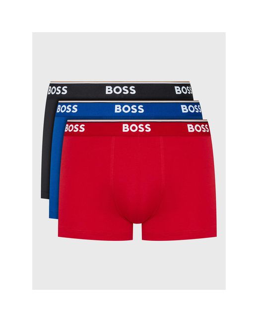 Boss 3Er-Set Boxershorts Power 50475274 in Red für Herren