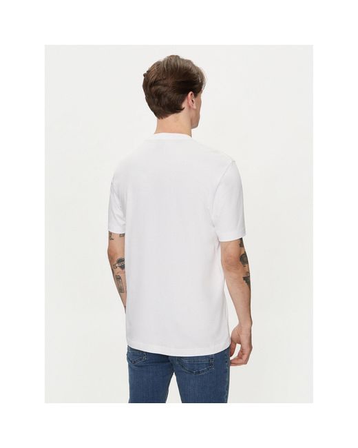 Boss T-Shirt Te_Tucan 50516012 Weiß Regular Fit in White für Herren