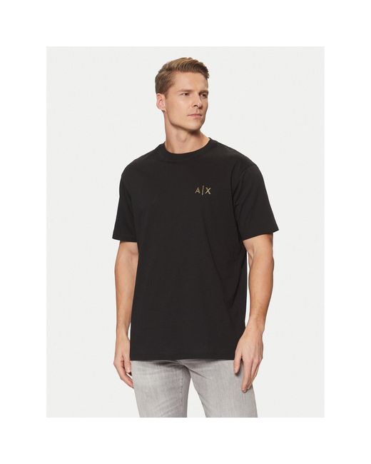 ARMANI EXCHANGE T-Shirt Xm000327 Af10364 Uc001 Regular Fit in Black für Herren