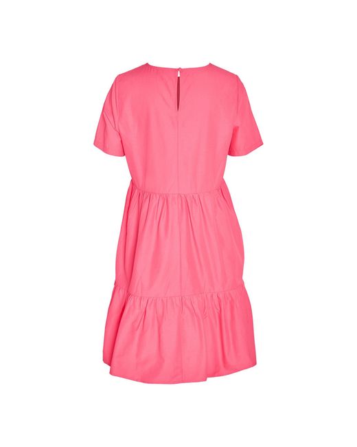 Noisy May Pink Kleid Für Den Alltag Loone 27025216 Relaxed Fit