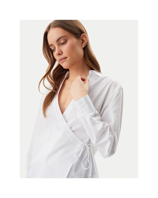 Calvin Klein White Hemd K20K208226 Regular Fit