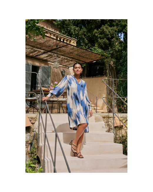 Kaffe Blue Hemdkleid Beathe 10508899 Relaxed Fit