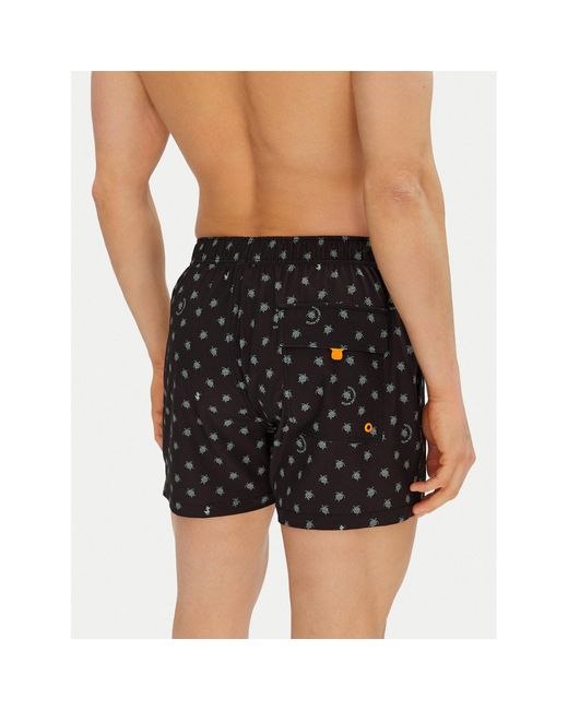 Save The Duck Badeshorts Dw1222M Sipo20 Regular Fit in Black für Herren