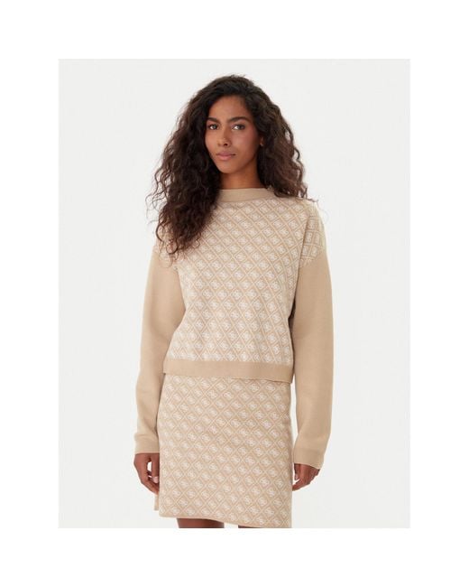 Guess Natural Rollkragenpullover W5Br23 Z3Jd2 Relaxed Fit