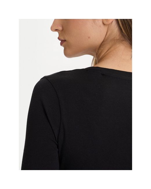 Guess Black Bluse W5Bi74 J1314 Slim Fit