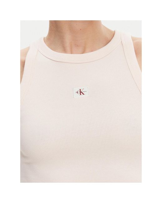 Calvin Klein White Top J20J225302 Slim Fit