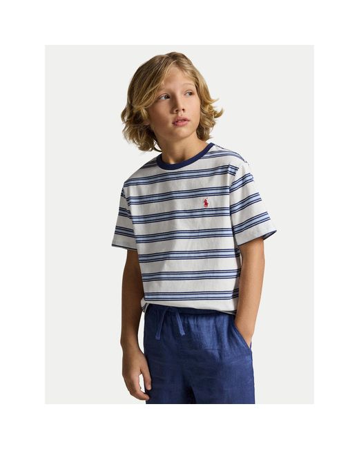 Polo Ralph Lauren T-Shirt 323A12297001 Regular Fit in Blue für Herren