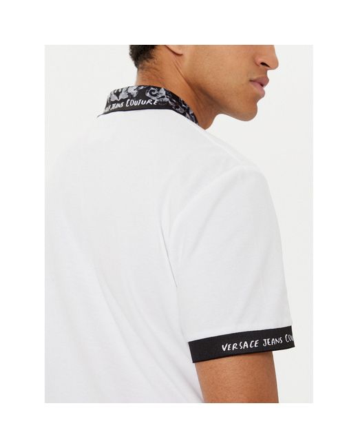 Versace Jeans Couture Poloshirt 78Gagt04 Regular Fit in White für Herren