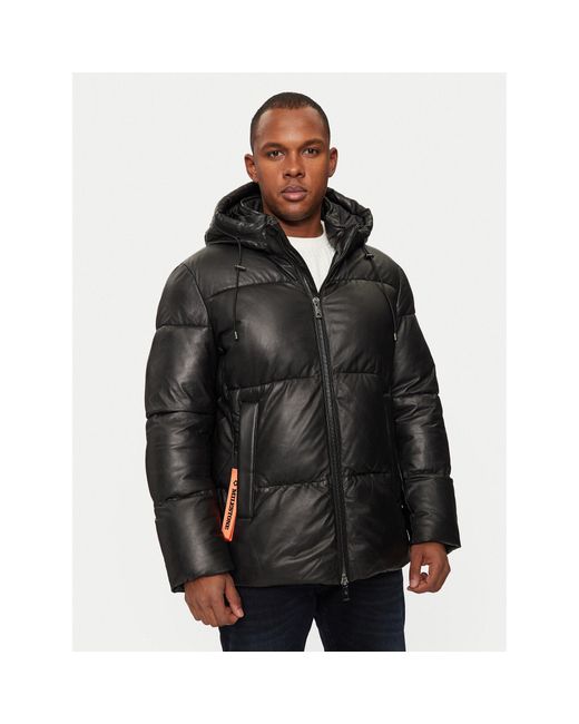 Milestone Lederjacke Patrick 43104021080 Regular Fit in Black für Herren