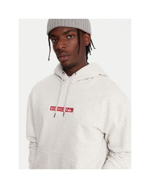 Quiksilver Sweatshirt Dna Eqyft05121 Oversize in White für Herren