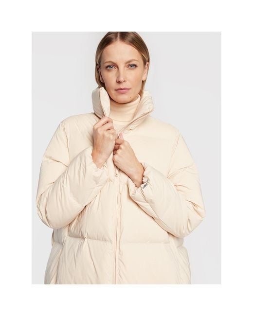 Calvin Klein White Daunenjacke Seamless Lofty K20K204691 Écru Regular Fit