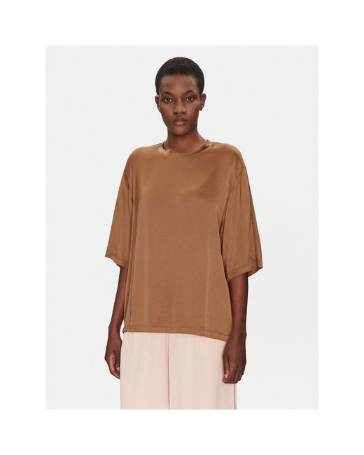 ViCOLO Brown Bluse Td0013 Relaxed Fit